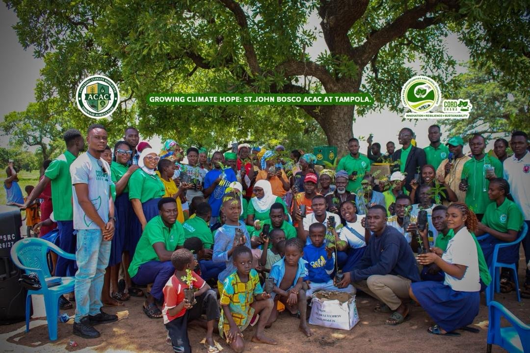 CORD Ghana team members in another community and outreach photo.