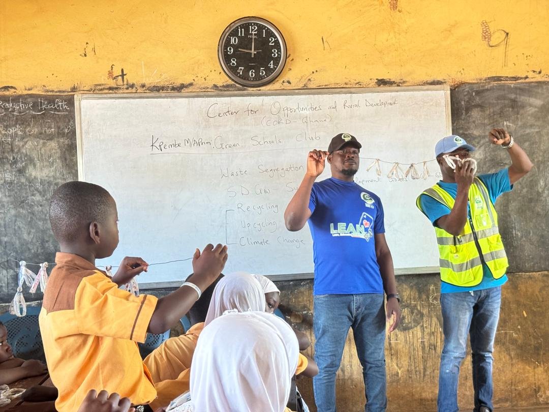 CORD Ghana team members in a community-focused group photo.